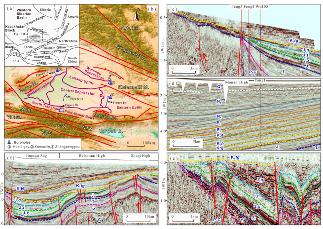 中国西北准噶尔盆地晚中生代地层碎屑锆石U-Pb年代学研究：对喀喇昆仑-拉萨地块与欧亚大陆碰撞时限的启示